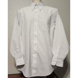 Brooks Brothers Madison Long Sleeve Button-down Dress Shirt Size 16.5 35...